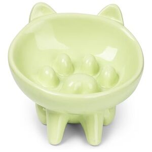 Ceramic Slow Feeder Bowl for Dog or Cat
